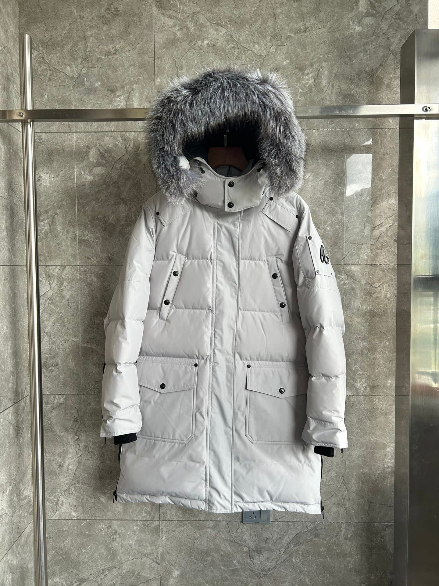 Moose Knuckles Hooded Long Down Parka Moose Knuckles Hooded Long Down Parka